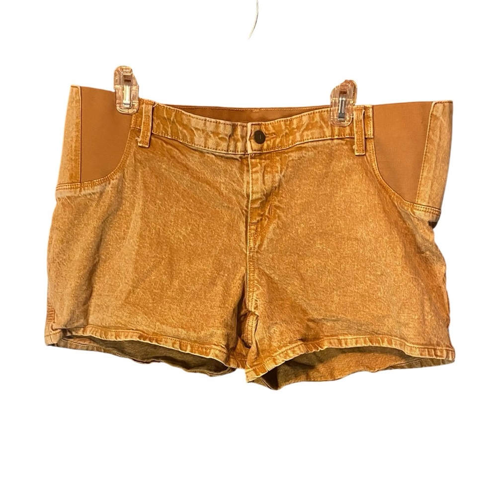 ISABEL MATERNITY Ingrid & Isabel Mustard Yellow Shorts Size 14 Summer